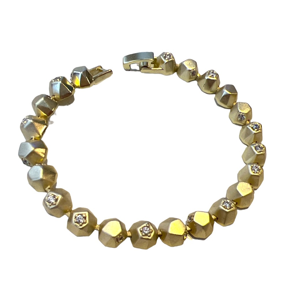 Kendra Scott gold nugget bracelet
